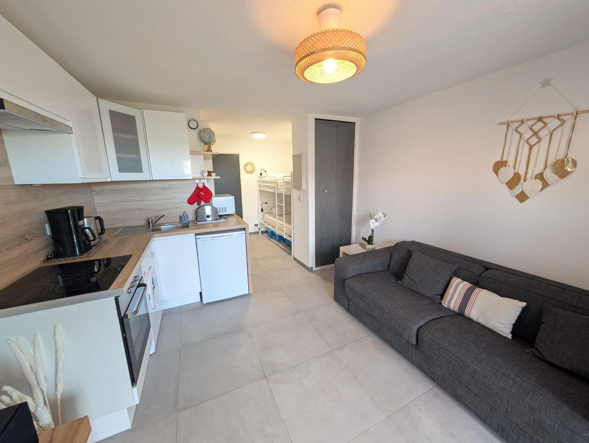 Studio Cabine 4 Personnes Cap D'Adge Agde Esterno foto